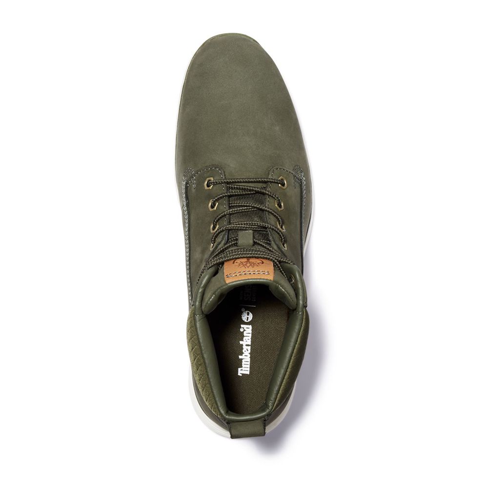 Timberland Mens Sneakers Killington Leather Chukka Boots - Olive - India QU3604275